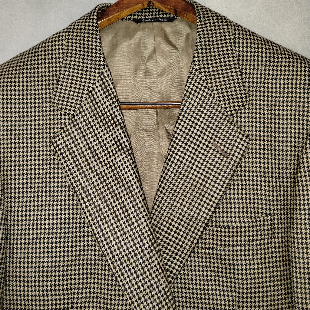 New Canali Mens Blazer Sport Coat Two Button Tweed Jacket Size 42r 44r Casual